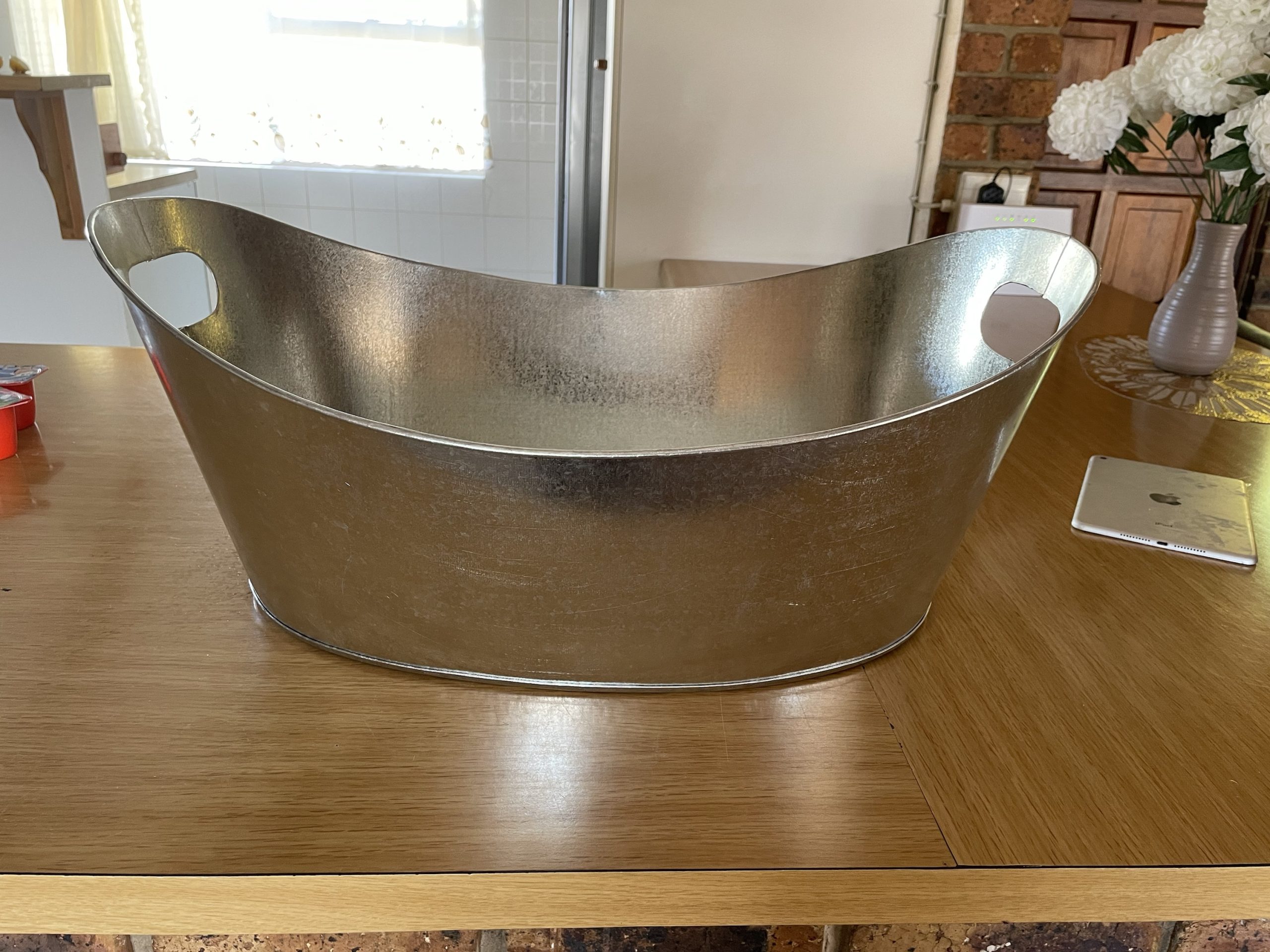 Powder Coated Galvanised Steel Baptism Tub Pstinman