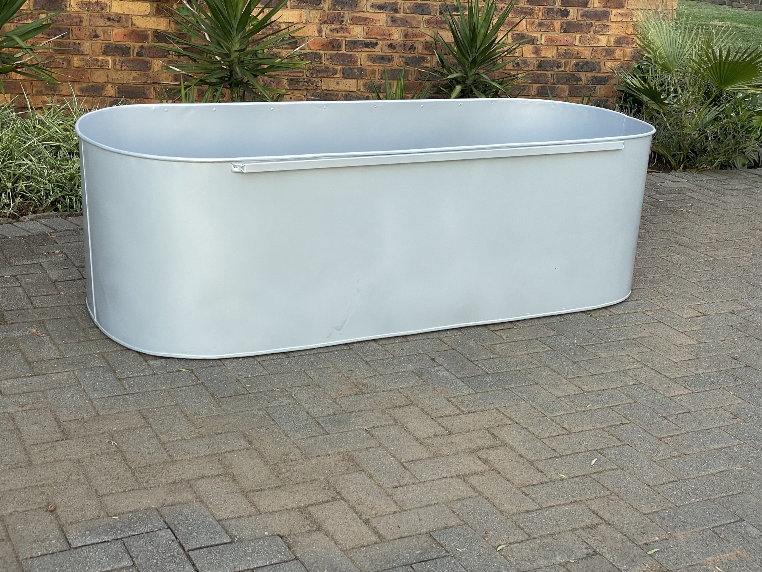 Powder Coated Grey Baptism Tub Pstinman