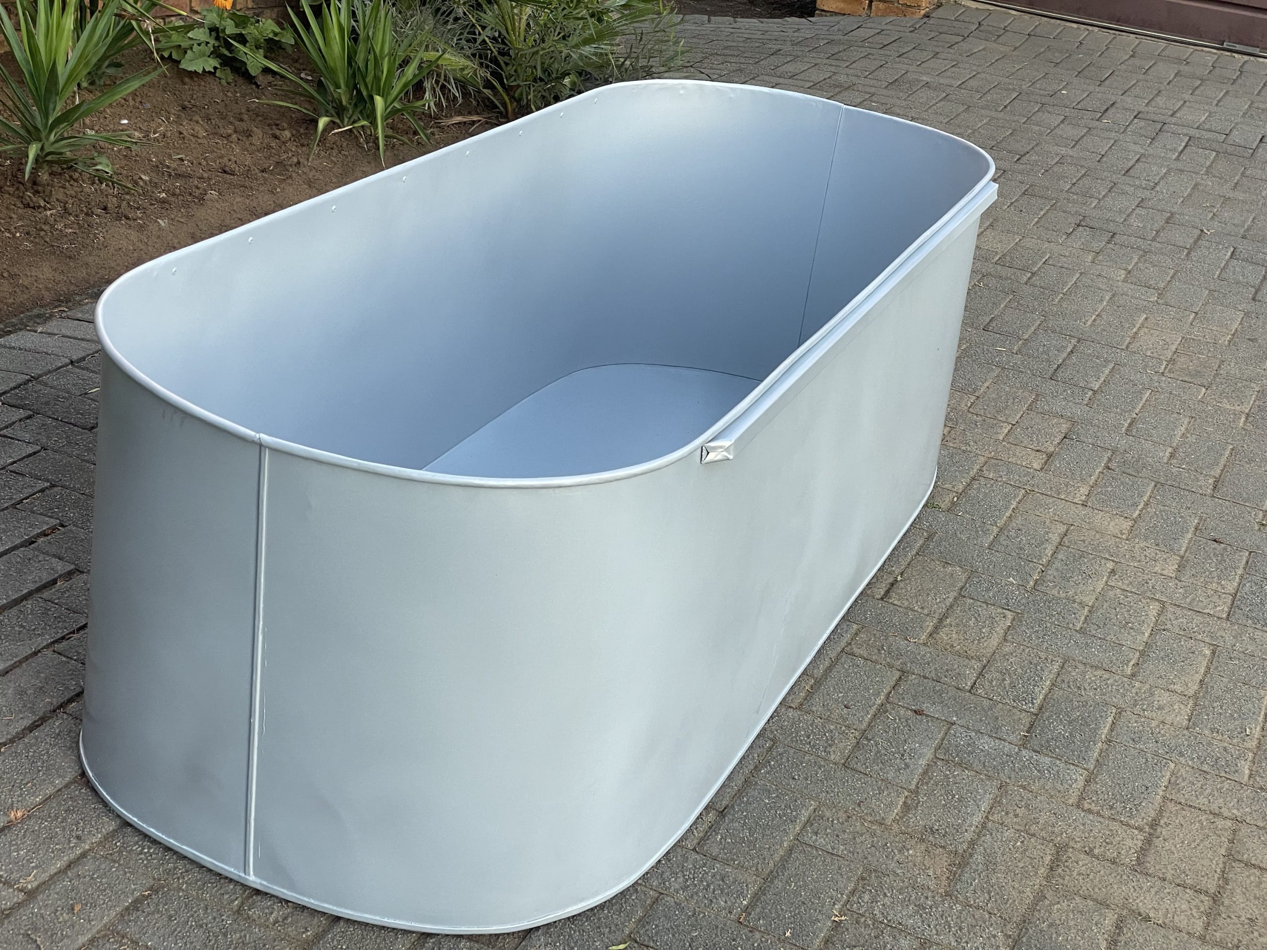 Powder Coated Grey Baptism Tub Pstinman Trading